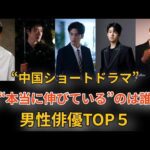 【2025最新】中国ショートドラマ俳優TOP5｜伸び率×受賞×出演本数で“今”を判定