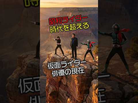 昭和の仮面ライダー俳優英雄列伝│若い頃→今をタイムスリップ比較! #KamenRider #shorts #今と昔 #若い頃 #芸能人 #昭和スター #昭和レトロ