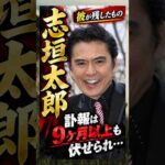 訃報は9ヶ月以上も伏せられ…#志垣太郎 #俳優 #平成 #昭和
