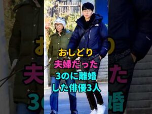 おしどり夫婦だったのに離婚した俳優3人#藤冈靛#東出正弘