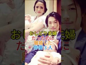 おしどり夫婦だったのに離婚した俳優3人 #芸能人 #fyp #藤冈靛 #東出昌大_1080p